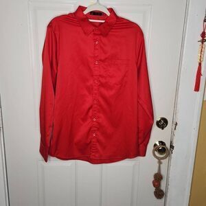 Red dress shirt men's size M